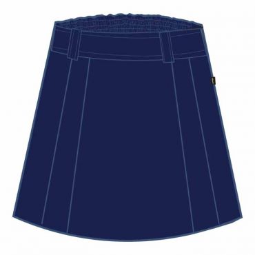 FND NAVY KNEE SKIRT GR 3-6