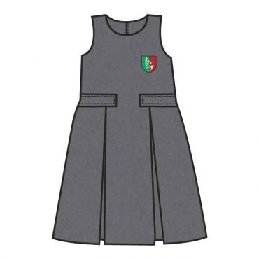GNS GIRLS KG PINAFORE GREY