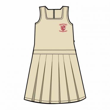 NMS PINAFORE PLEATED CREAM