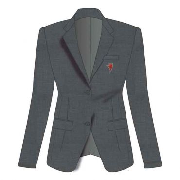 GLS GR5-12 GIRLS BLAZER GREY