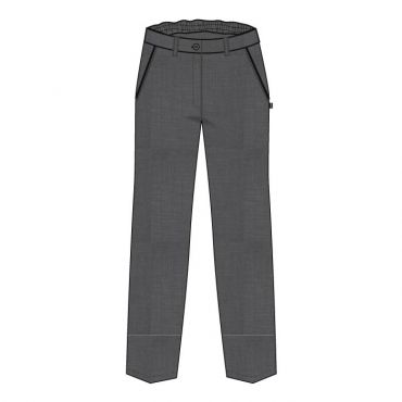 GLS GR5-12 GIRLS TROUSER GREY