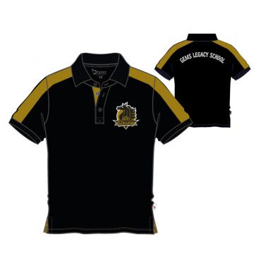 GLS NFAB UX PE POLO BLACK/GOLD