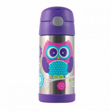 Thermos-Funtainer Stainless Steel hydration/Water bottle-Owl