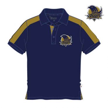 GLS KG1-12 UNISEX PE POLO NAVY/GOLD