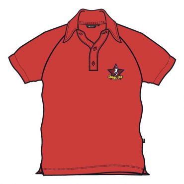 SST UNISEX PE POLO RED