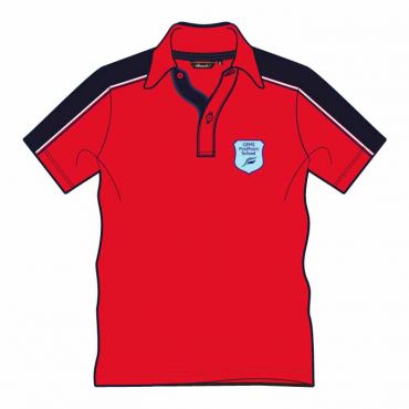 FPS UNISEX PE POLO RED
