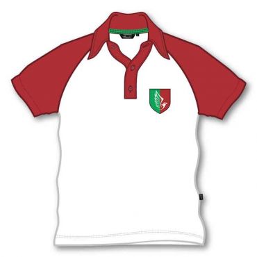 GNS BOYS KG POLO WHITE/RED