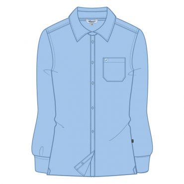 FPS GIRLS FS BLOUSE L.BLUE YR7-11